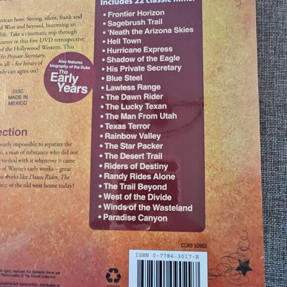 John Wayne America's Legendary Hero Collectors Edition 10 DVD's Western DVD 's - Picture 7 of 10
